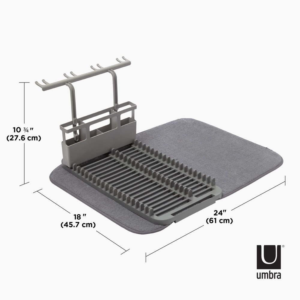 UDry Dish Rack & Drying Mat