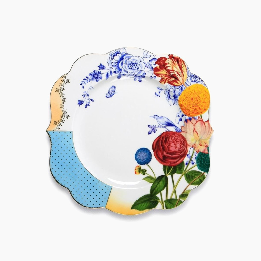 Royal dinner plate multicoloured