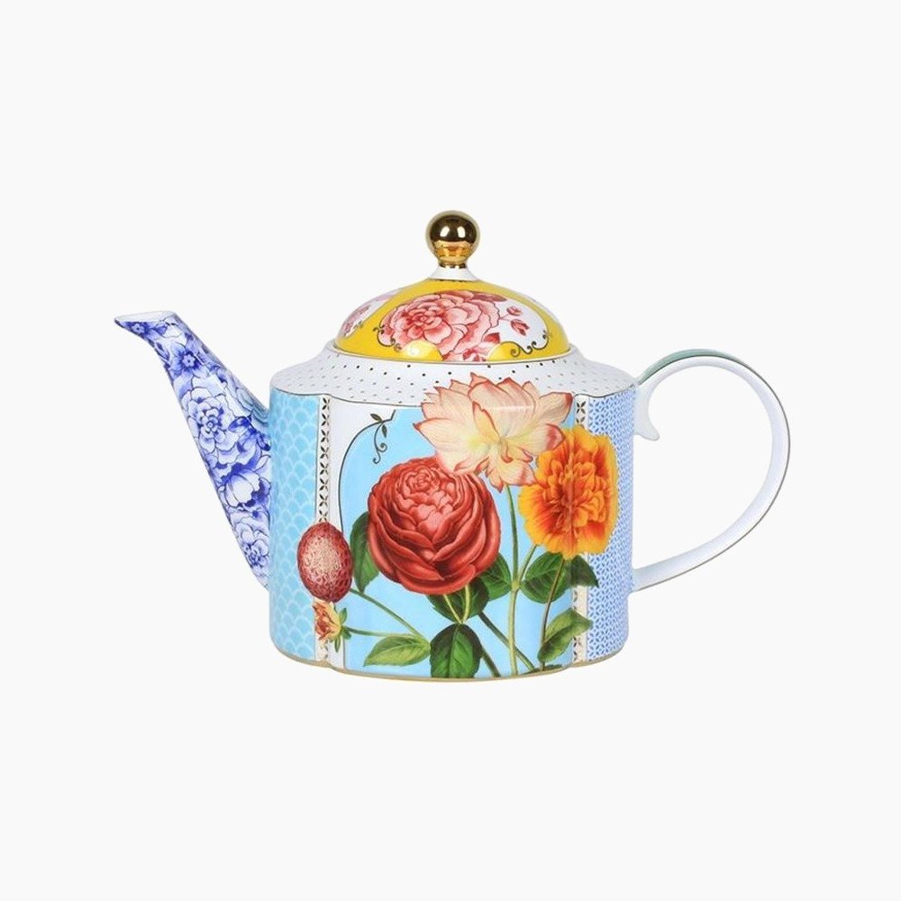 Royal teapot large multicoloured