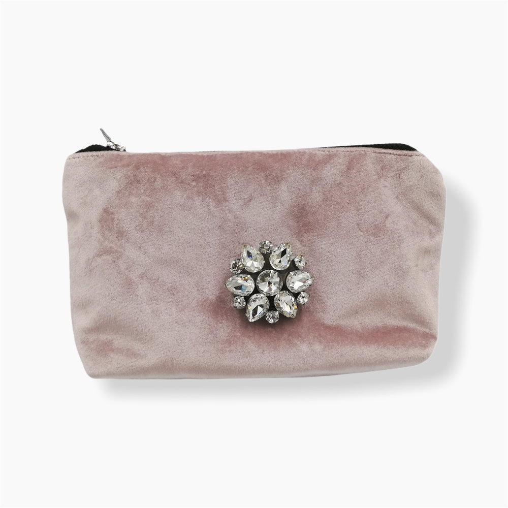 Pink Handbag with Jewels
