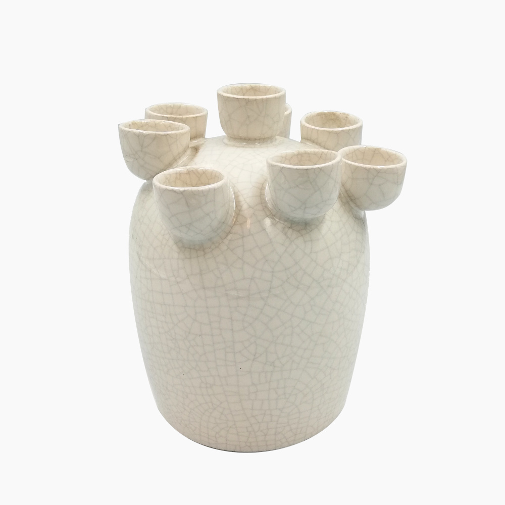 Ceramic Candle Holder (holds 8 candles)