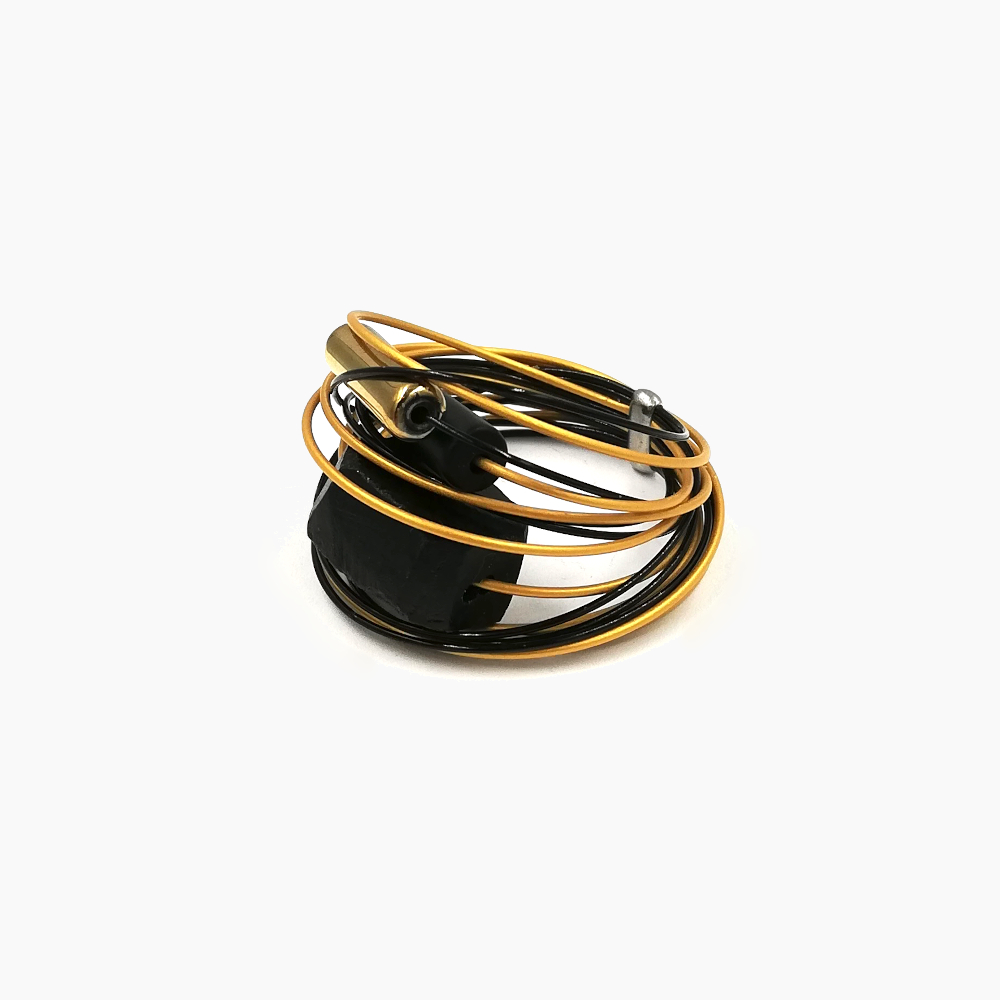 Gold & Black Wire with Gold & Black Objects